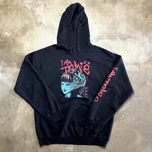 SZ M I am Tomie Anime Junji Ito Collection Black Hoodie